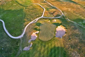 Prairie Club (Dunes) 7th Green Aerial